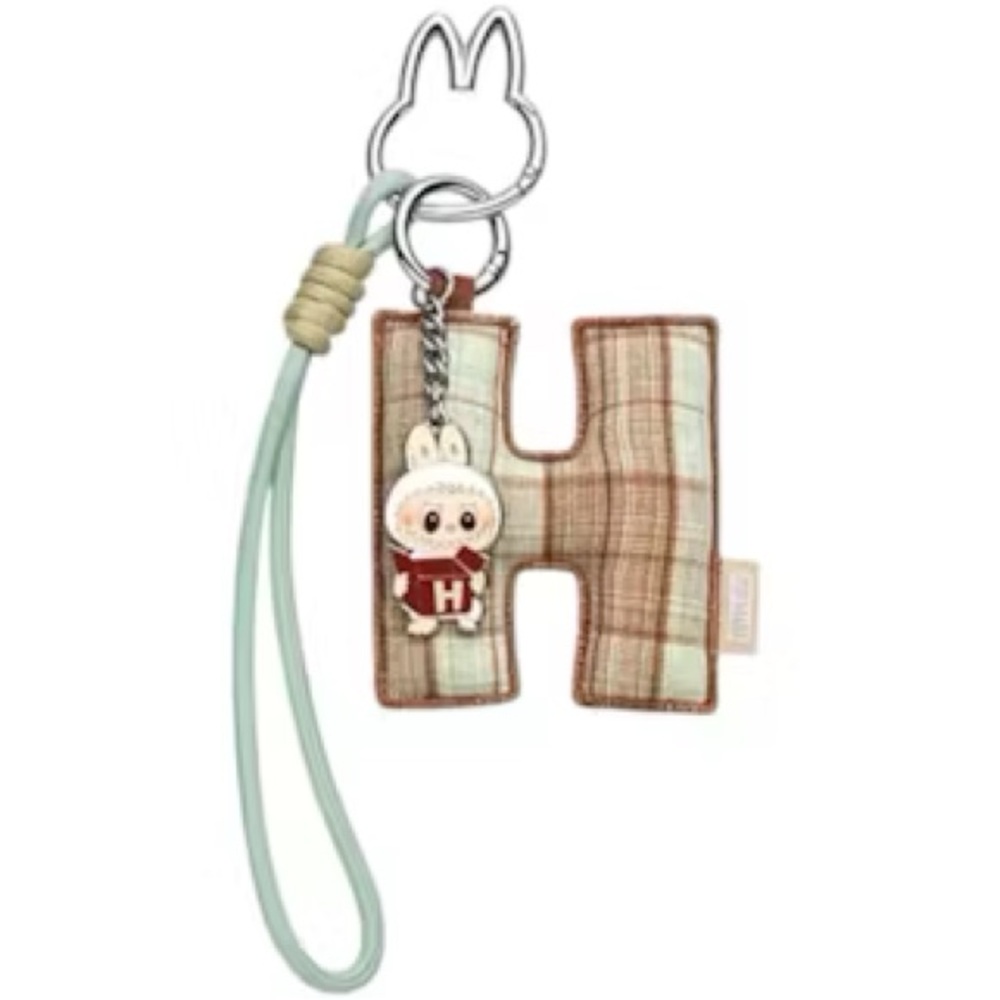 Pop Mart Pin For Love Keychain - Letter H
